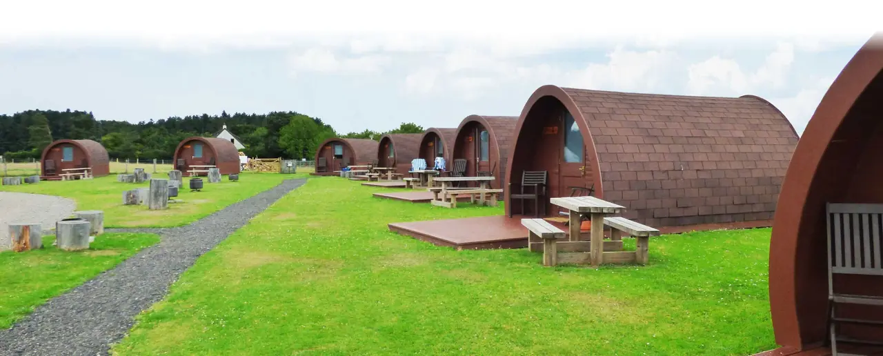 Glamping accommodation at Braehead Glamping